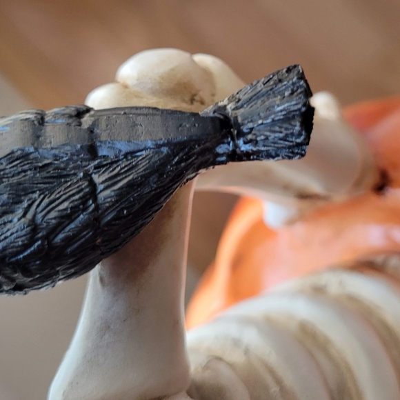 10" Halloween Skeleton in Pumpkin by Place & Time - Picture 5 of 6